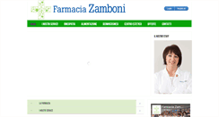Desktop Screenshot of farmaciazamboni.it