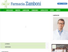 Tablet Screenshot of farmaciazamboni.it